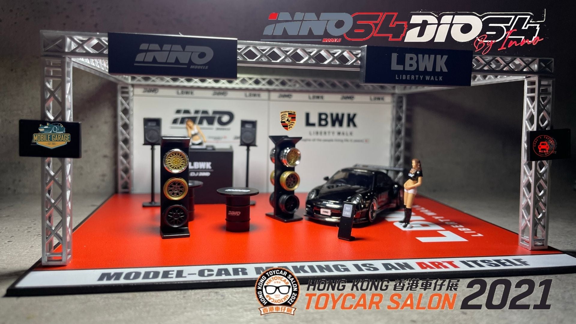 Inno64 Dio64 1:64 Diorama Hong Kong ToyCar Show 2021 x LBWK Auto 