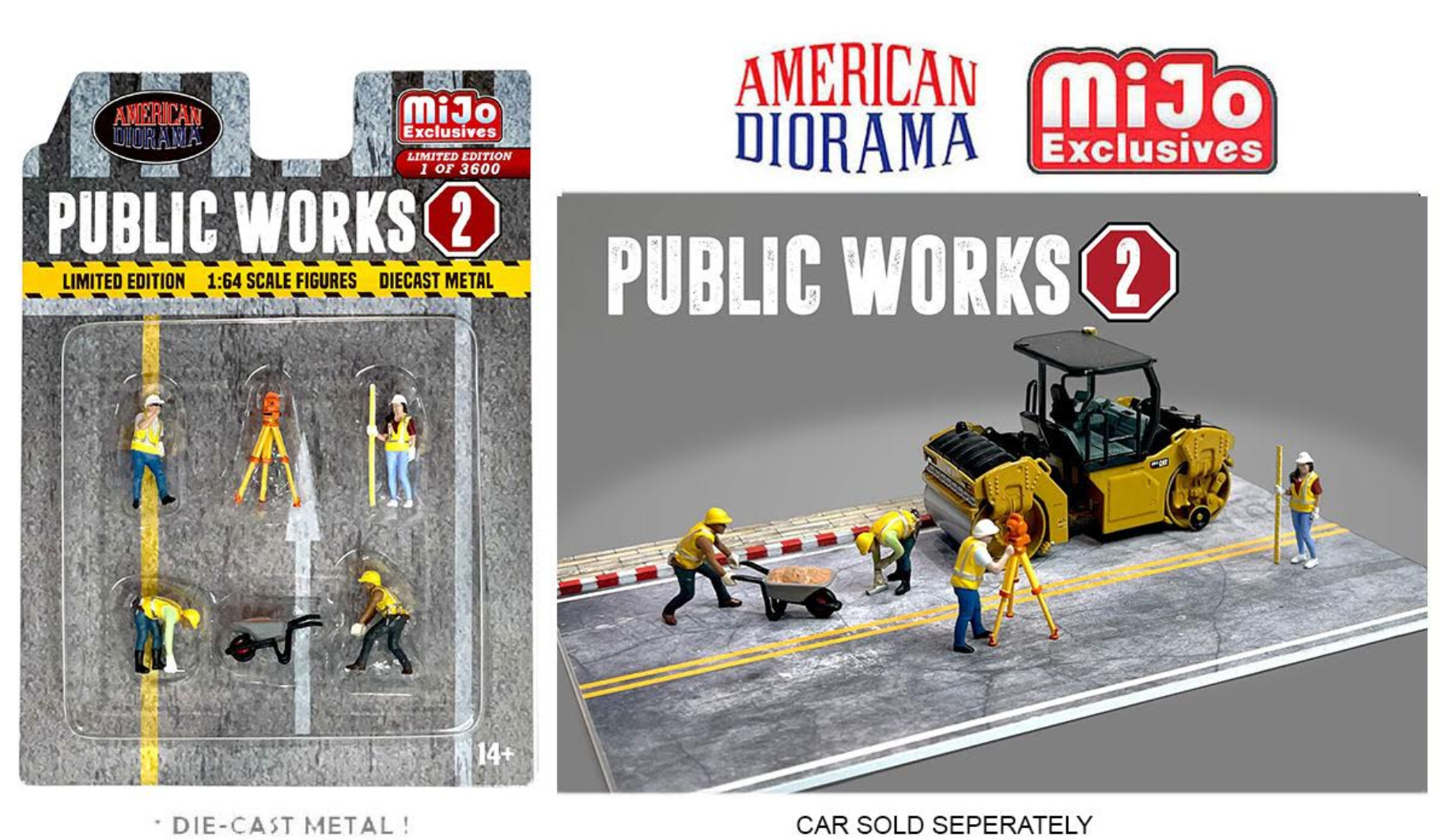 American Diorama 1:64 MiJo Exclusive Figures Set - Mail Service
