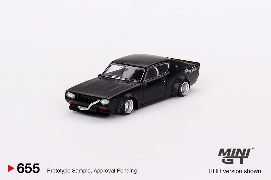 Mini GT #655 Nissan Skyline Kenmeri Liberty Walk Matt Black