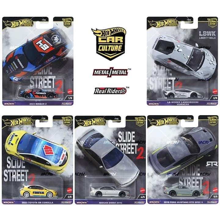 Hot Wheels Street online Tuners Set of 5