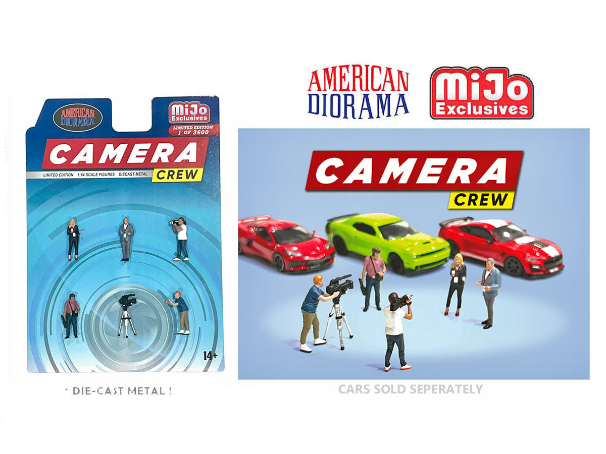 American Diorama 1:64 Figure Set - Camera Crew