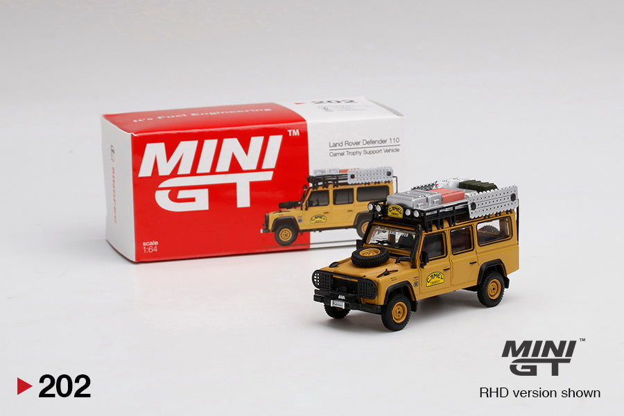 Mini GT 1:64 Scale #151 Land Rover Defender 110 County Station