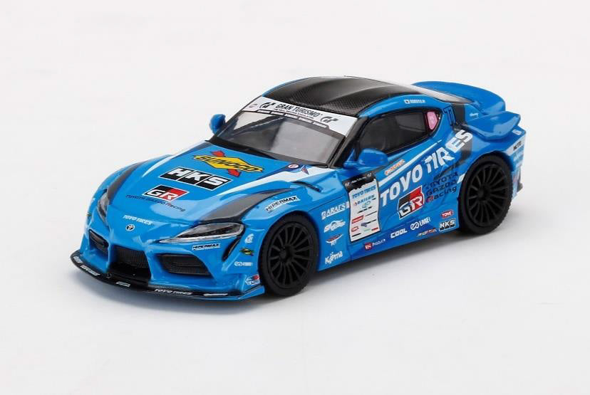 Mini GT #77 Japan Exclusive 1:64 Scale Toyota HKS GR Supra (A90