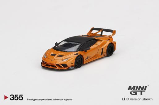 Mini GT #355 1/64 LB☆WORKS Lamborghini Huracán GT Arancio