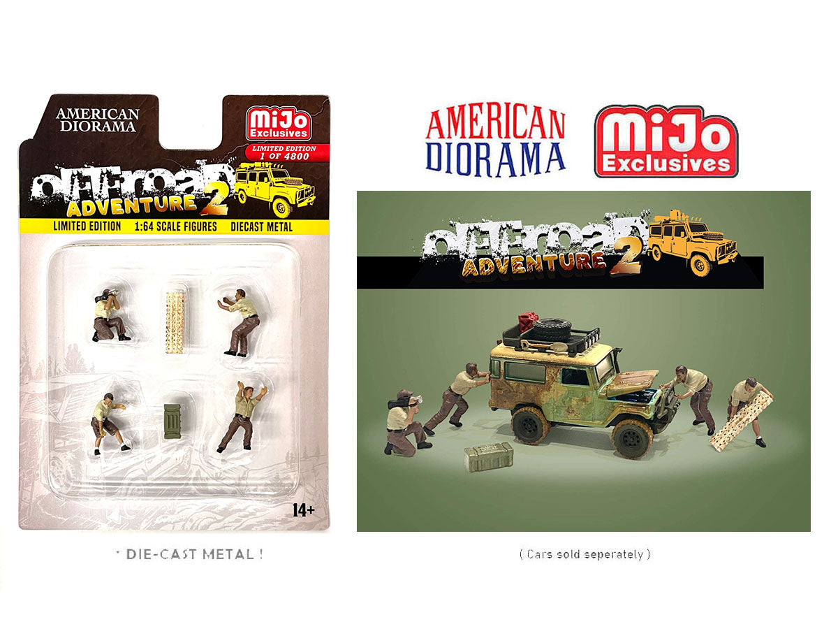 American Diorama 1:64 Figure Set - Off Road Adventure 2 – Mobile