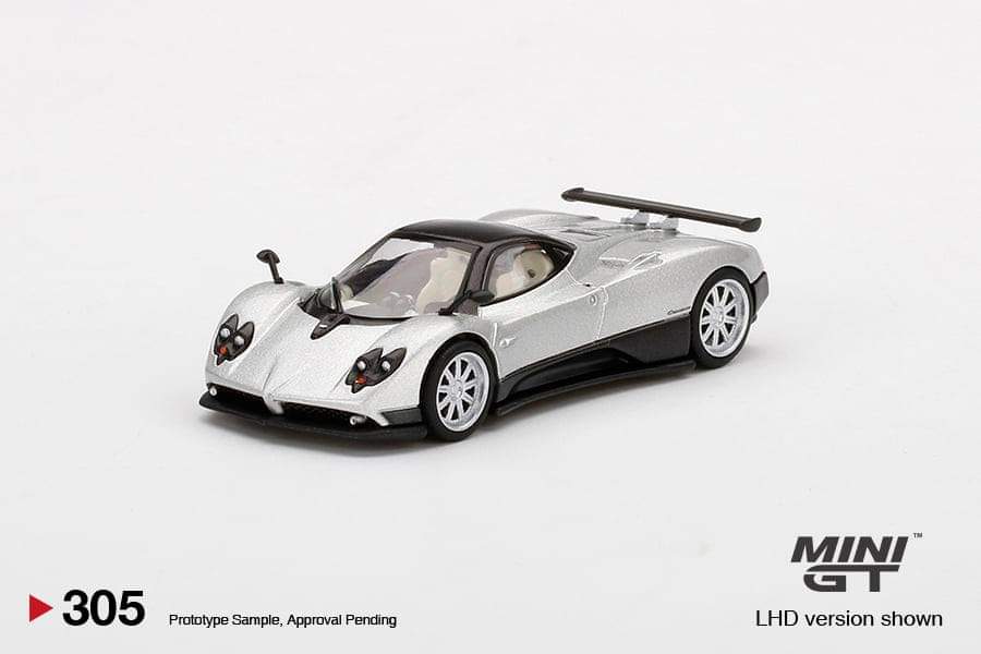 Mini GT #305 Pagani Zonda F4 (Silver) – Mobile Garage HK