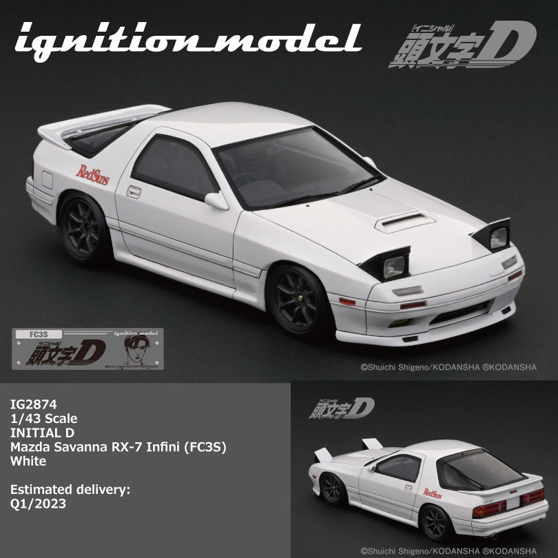 Ignition Model 1:43 IG 2874 Initial D Mazda Savanna RX-7 Infini