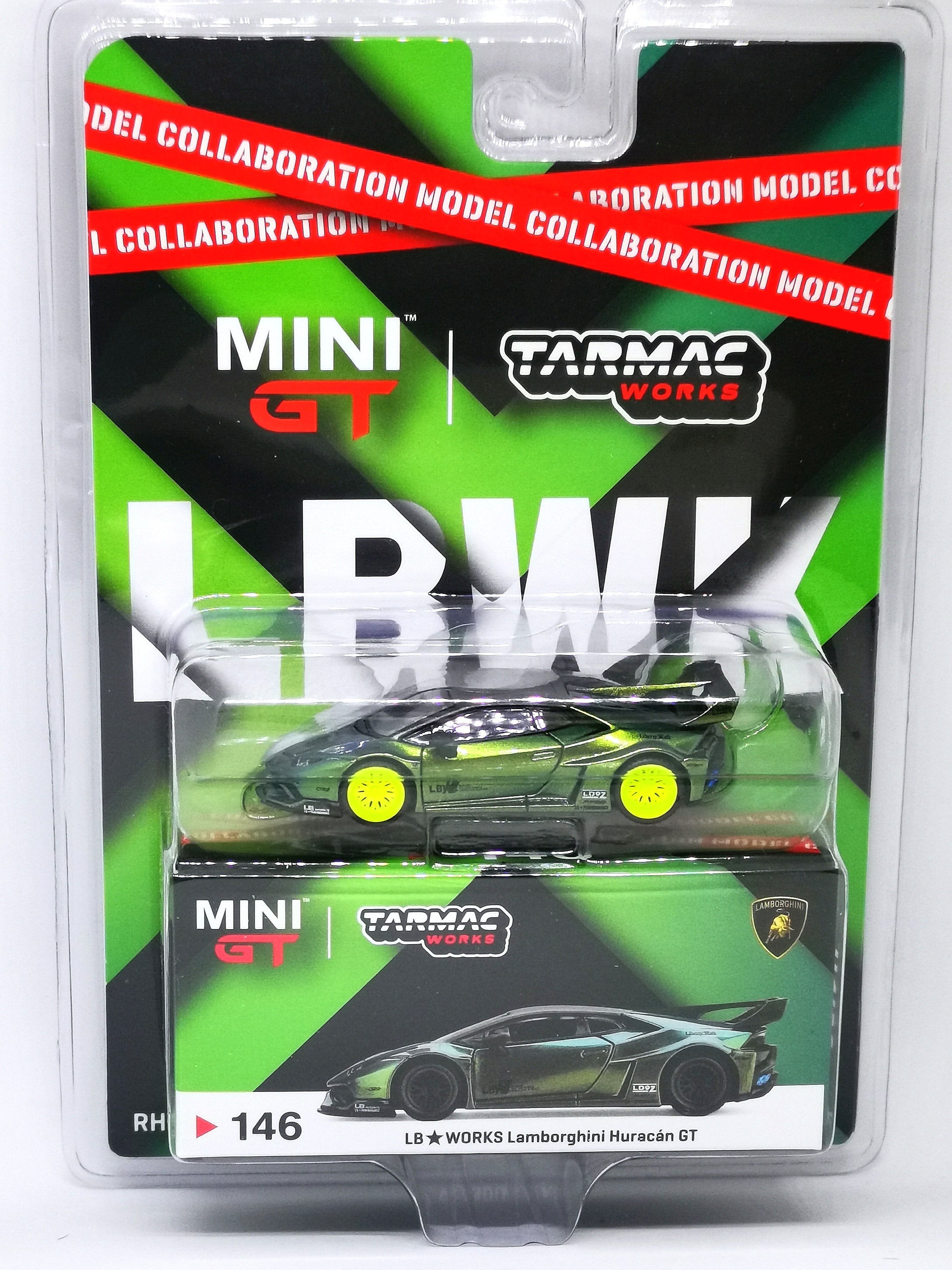 Tarmacworks X MiniGT #146 1/64 LB☆WORKS Lamborghini Huracán GT ...