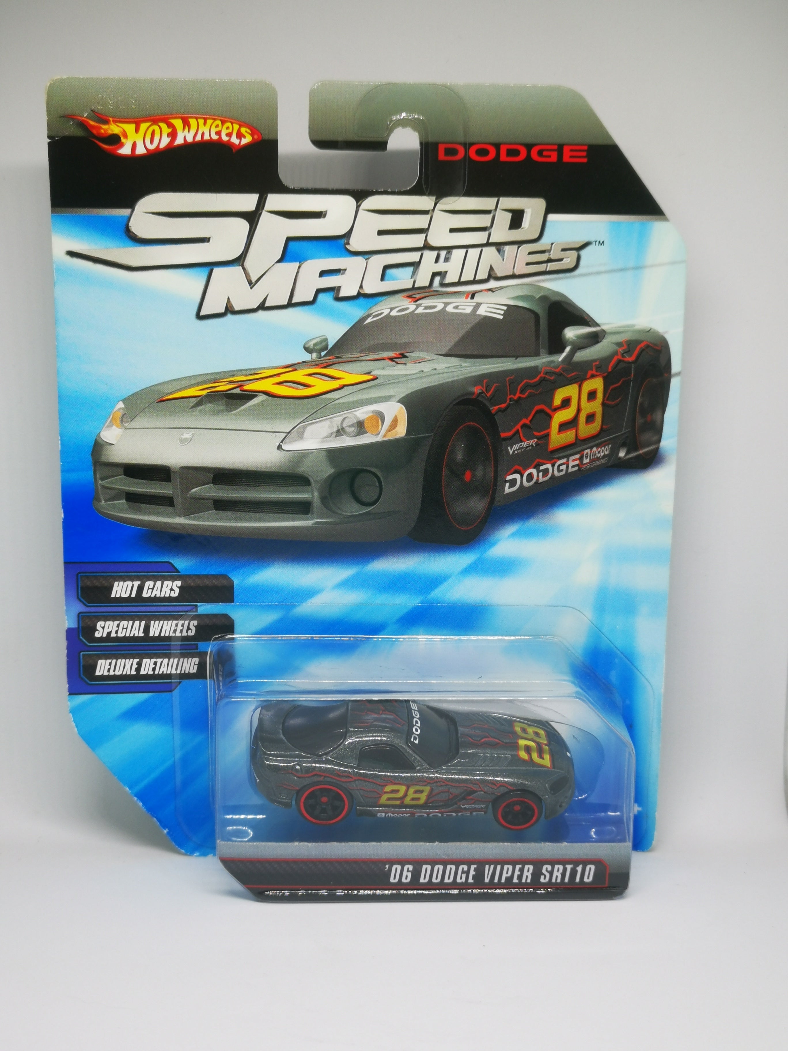 Hotwheels Speed Machines '06 Dodge Viper SRT10 6 spokes