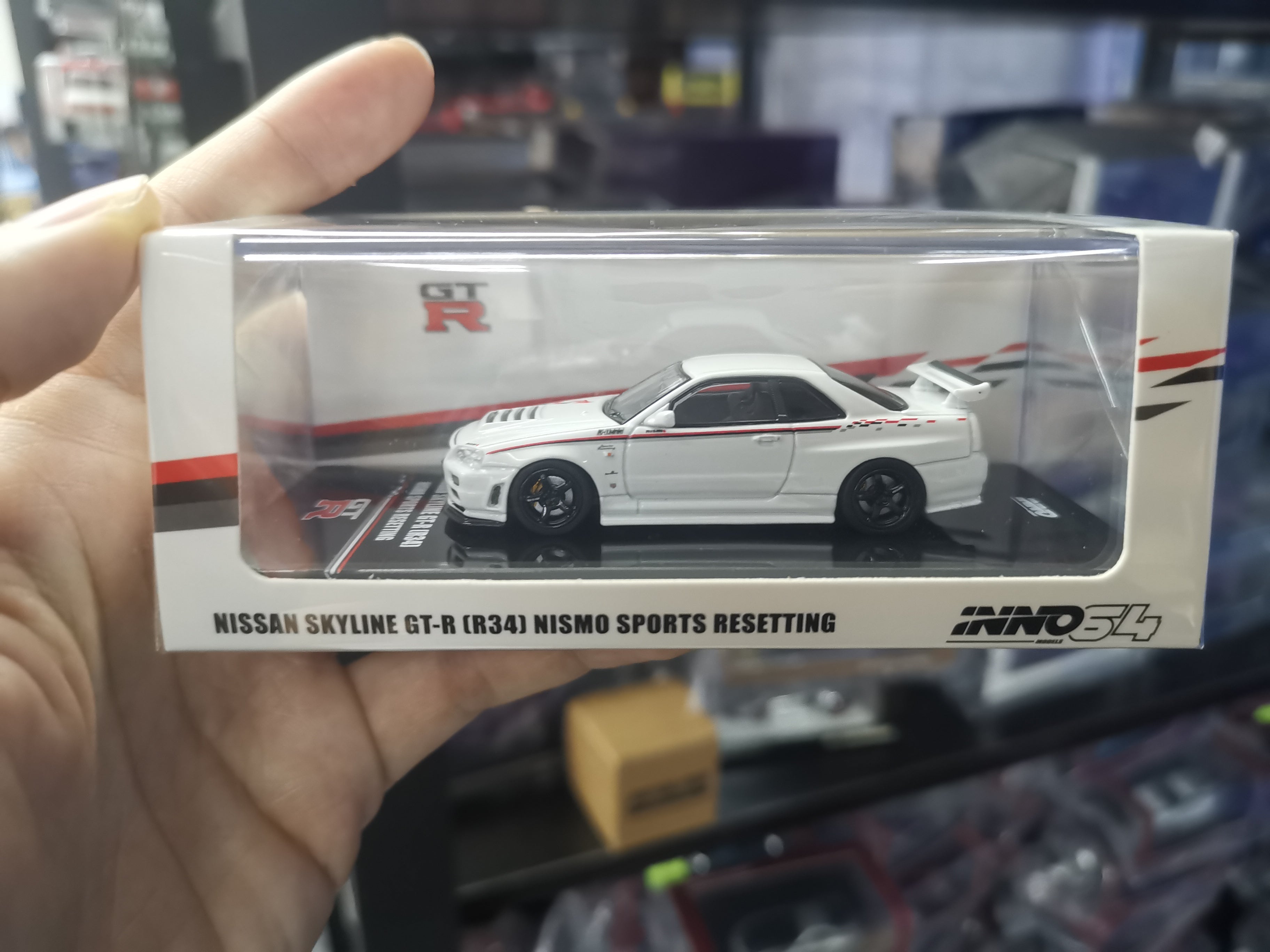 INNO64 1/64 NISSAN SKYLINE GT-R (R34) NISMO Sports Resetting 