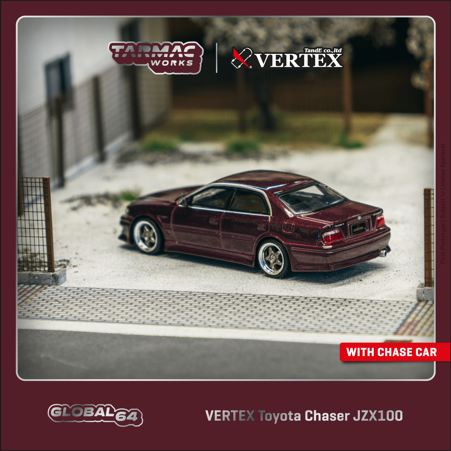 Tarmac Works VERTEX Toyota Chaser JZX100 Purple Metallic – Mobile