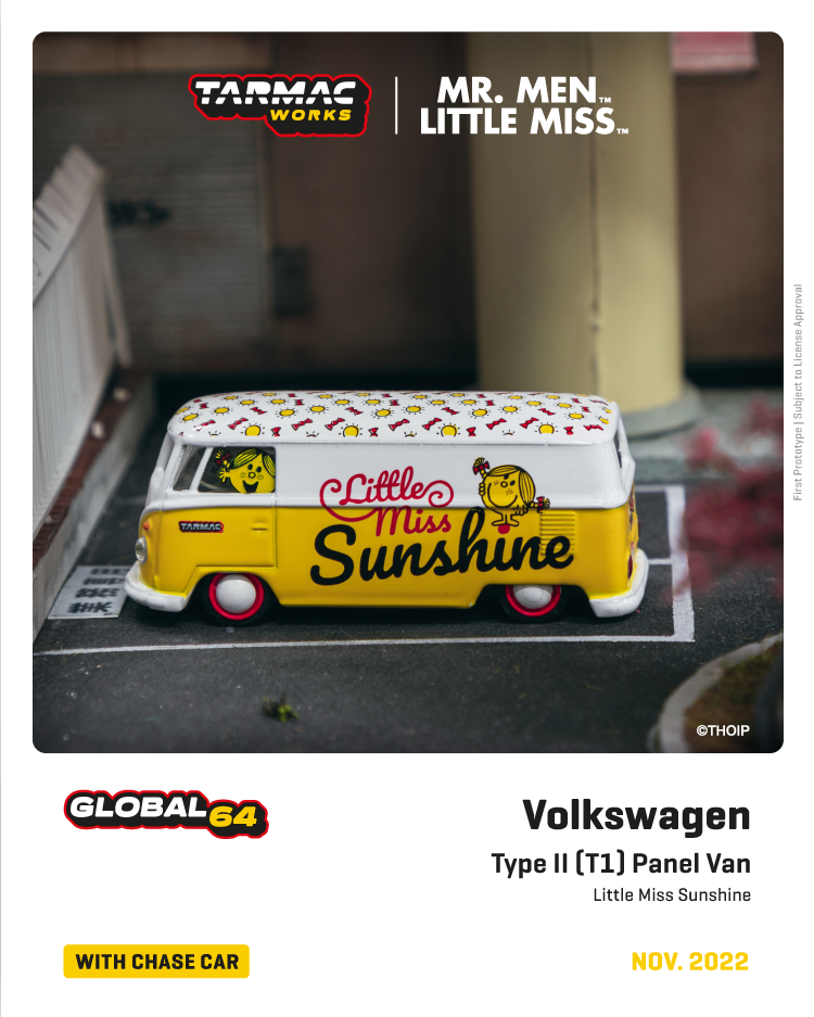 Tarmac Works VW Type II (T1) Panel Van, Mr. Men Little Miss