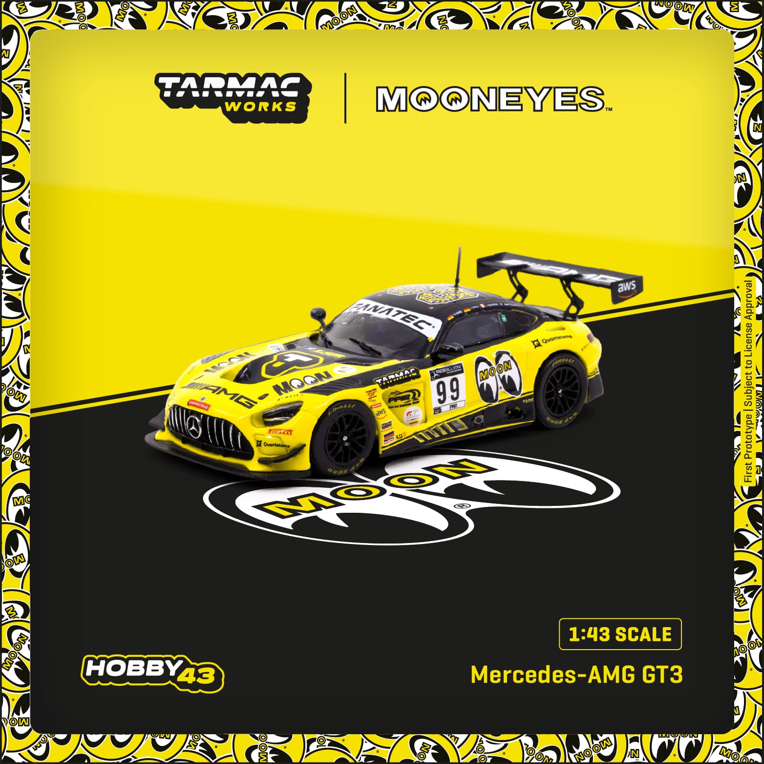 Tarmac Works 1/43 Scale Mercedes-AMG GT3 Indianapolis 8 Hour 2021