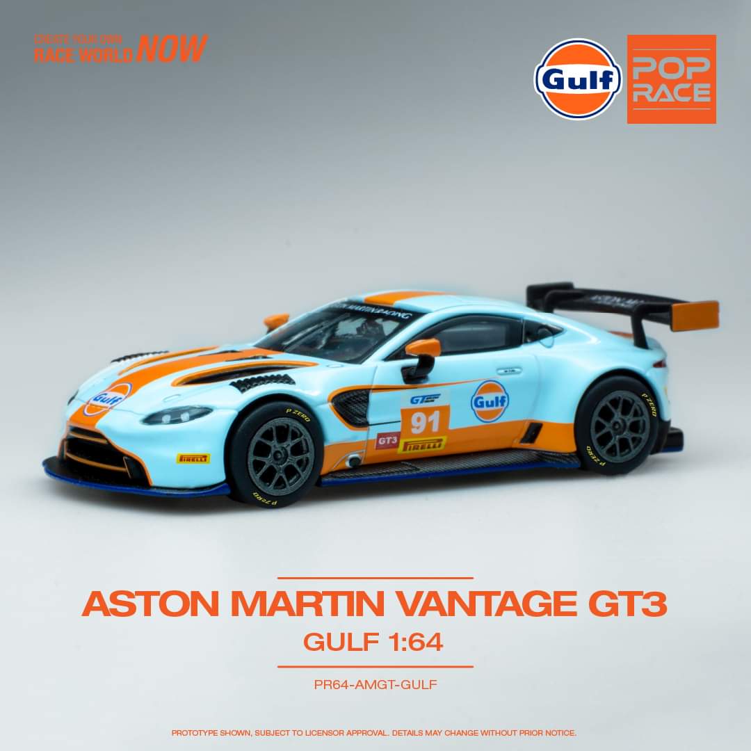 Pop Race 1:64 EVA RT Test Type-01 Aston Martin GT3