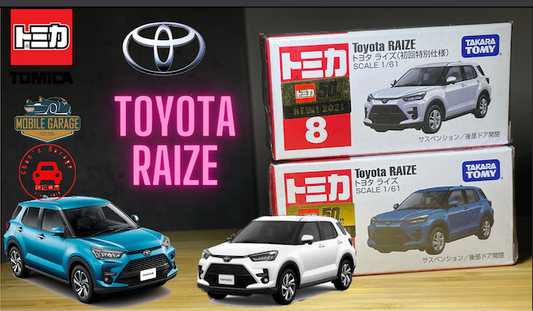 トミカ Tomica 2021 No. 8 Toyota 豐田 Raize 常品 初回