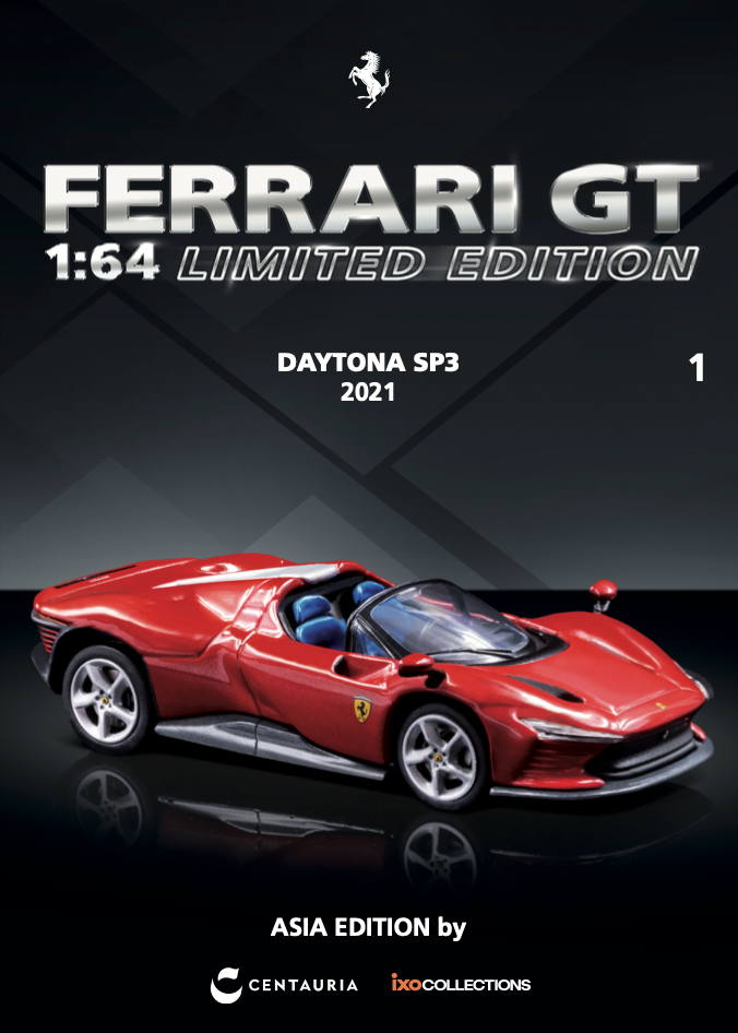 Ferrari GT 1:64 Magazine Limited Edition - ASIA EDITION FERRARI DAYTONA SP3 2021