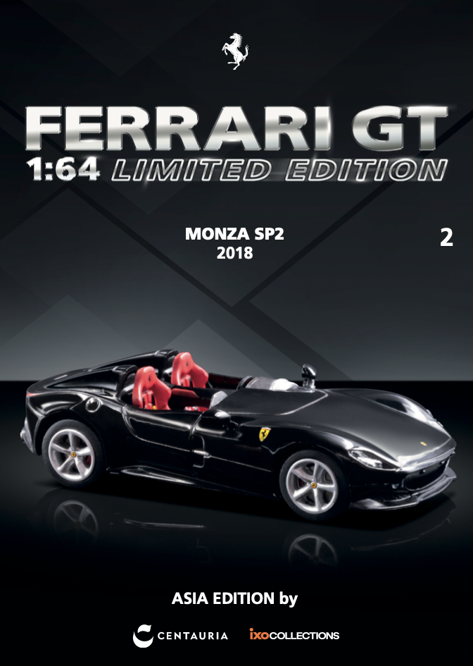 Ferrari GT 1:64 Magazine Limited Edition - ASIA EDITION FERRARI MONZA SP2 2018