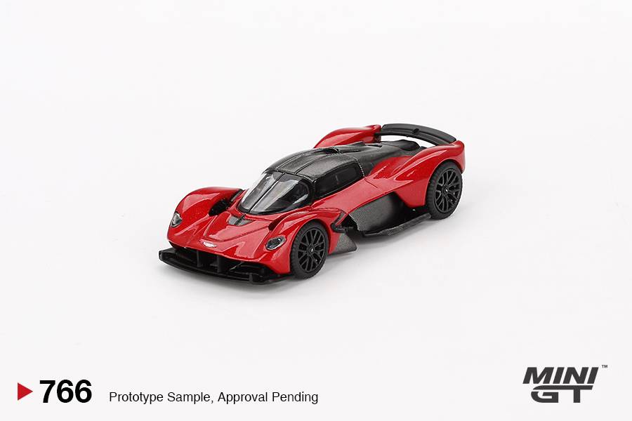 Mini GT 1:64 #766 Aston Martin Valkyrie Hyper Red