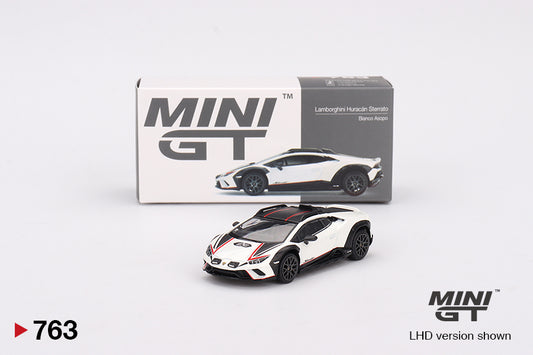 Mini GT #763 Lamborghini Huracan Sterrato Bianco Asopo