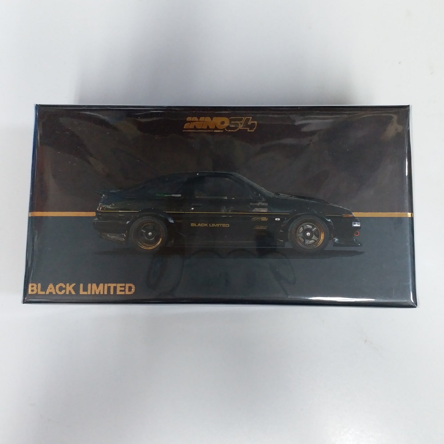 Inno64 1:64 Scale Toyota Sprinter Trueno AE86 Black Limited Tuned by Tec Art’s