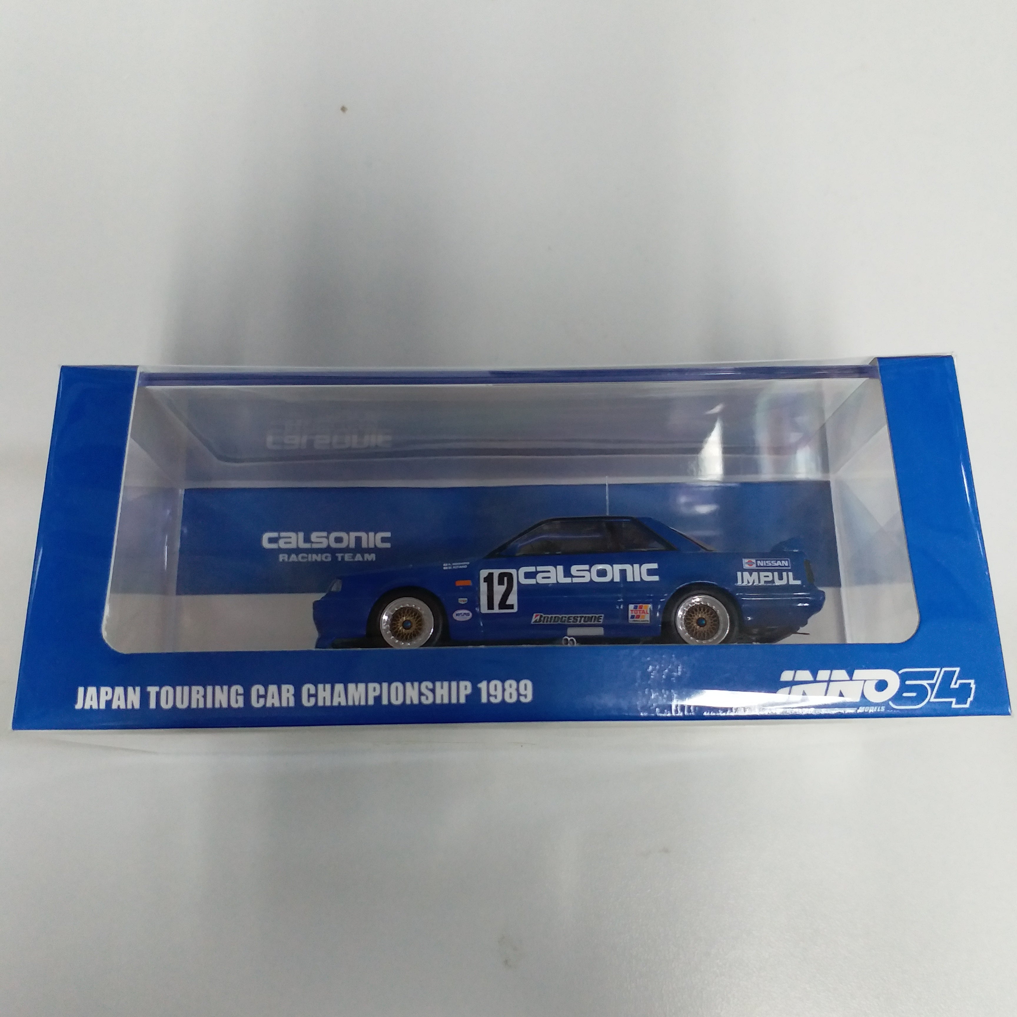 Inno64 1:64 Scale Nissan Skyline GTS-R R31 #12 “CALSONIC” JTCC 1989