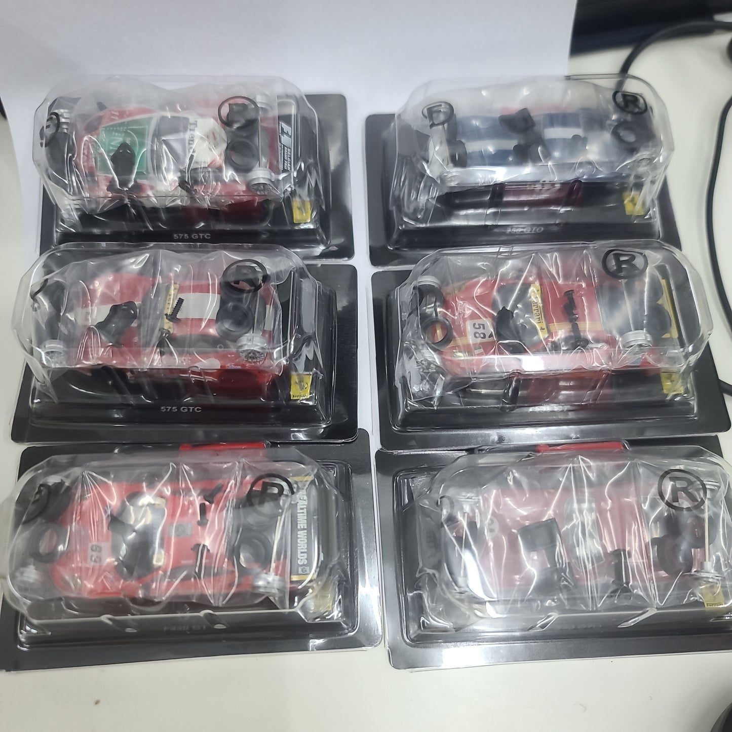 Kyosho Ferrari Racing Mini Car Collection Full Set of Six