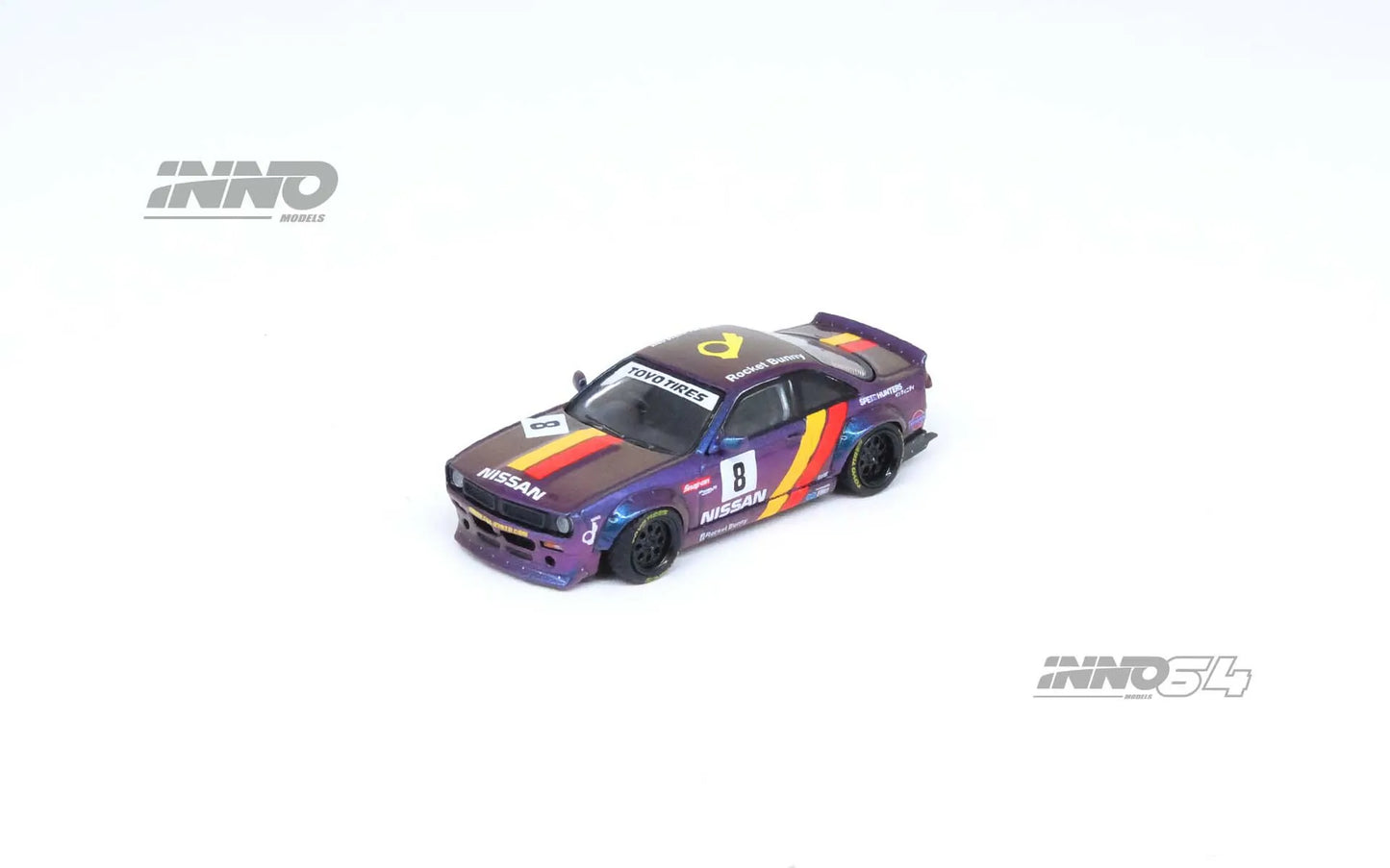 Inno64 NISSAN SILVIA (S14) BOSS "ROCKET BUNNY" Purple