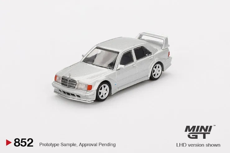 MINI GT x Mijo #852 Mercedes-Benz 190E 2.5-16 Evolution II Astral Silver MGT00852-BL