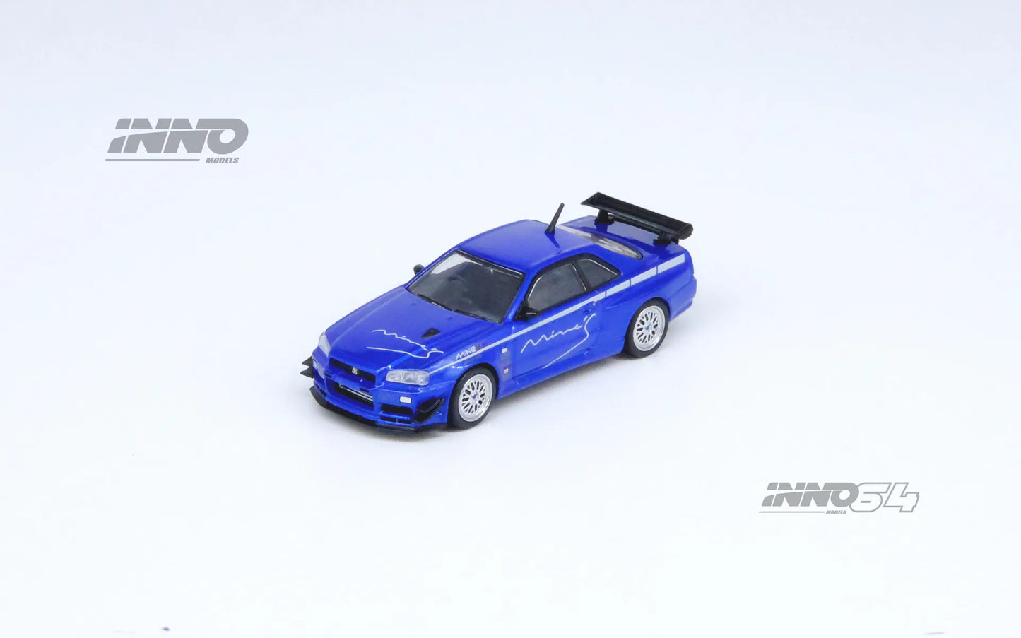 INNO64 1/64 NISSAN SKYLINE GT-R (R34) V-SPEC Tuned by "MINE'S"