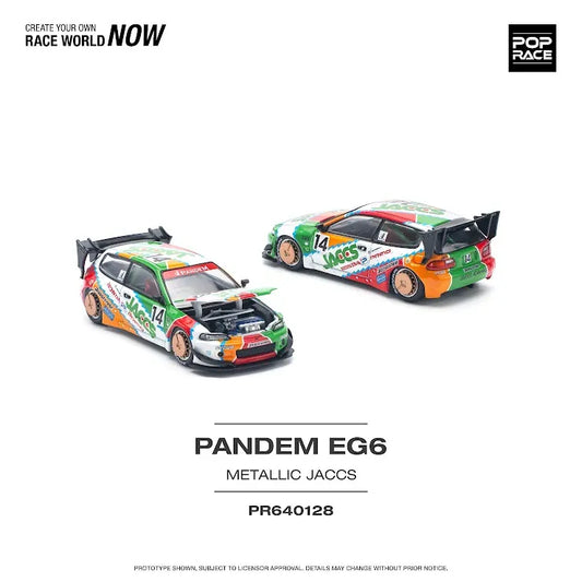 Pop Race 1/64 HONDA PANDEM CIVIC EG6 v1.5 JACCS