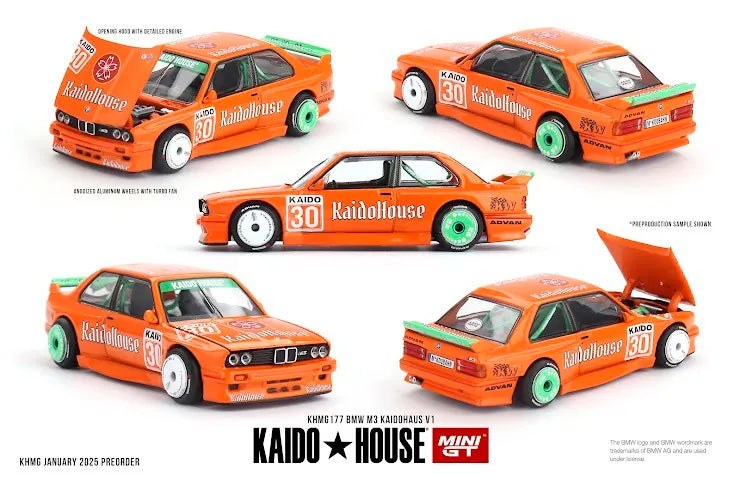 Mini GT x Kaido House #177 BMW M3 (E30) KaidoHaus V1