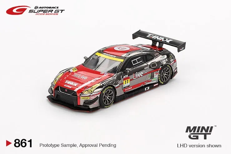 MINI GT #861 Japan Exclusive Nissan GT-R NISMO GT3 #11 "GAINER TANAX GT-R" GAINER