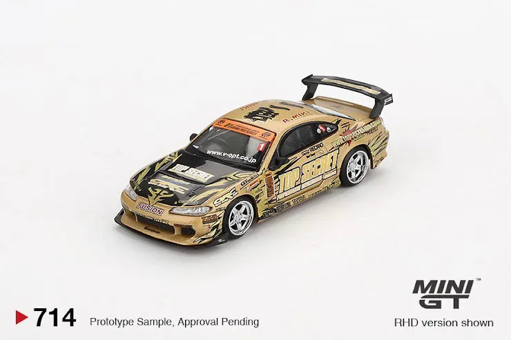 Mini GT #855 1:64 Scale Nissan Silvia (S15)  Top Secret D1 GP