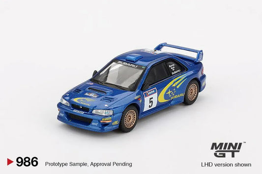 Mini GT #986 Subaru Impreza WRC99 1999 Rally Australia Winner #5 Australia Exclusive