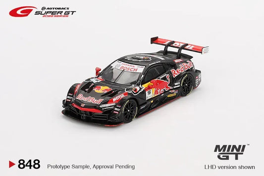 MINI GT #848 Japan Exclusive Honda NSX-GT "Type S" GT500 #16 "Red Bull MOTUL MUGEN NSX-GT" TEAM Red Bull MUGEN 2022 SUPER GT SERIES / SUPER GT Blister Packaging