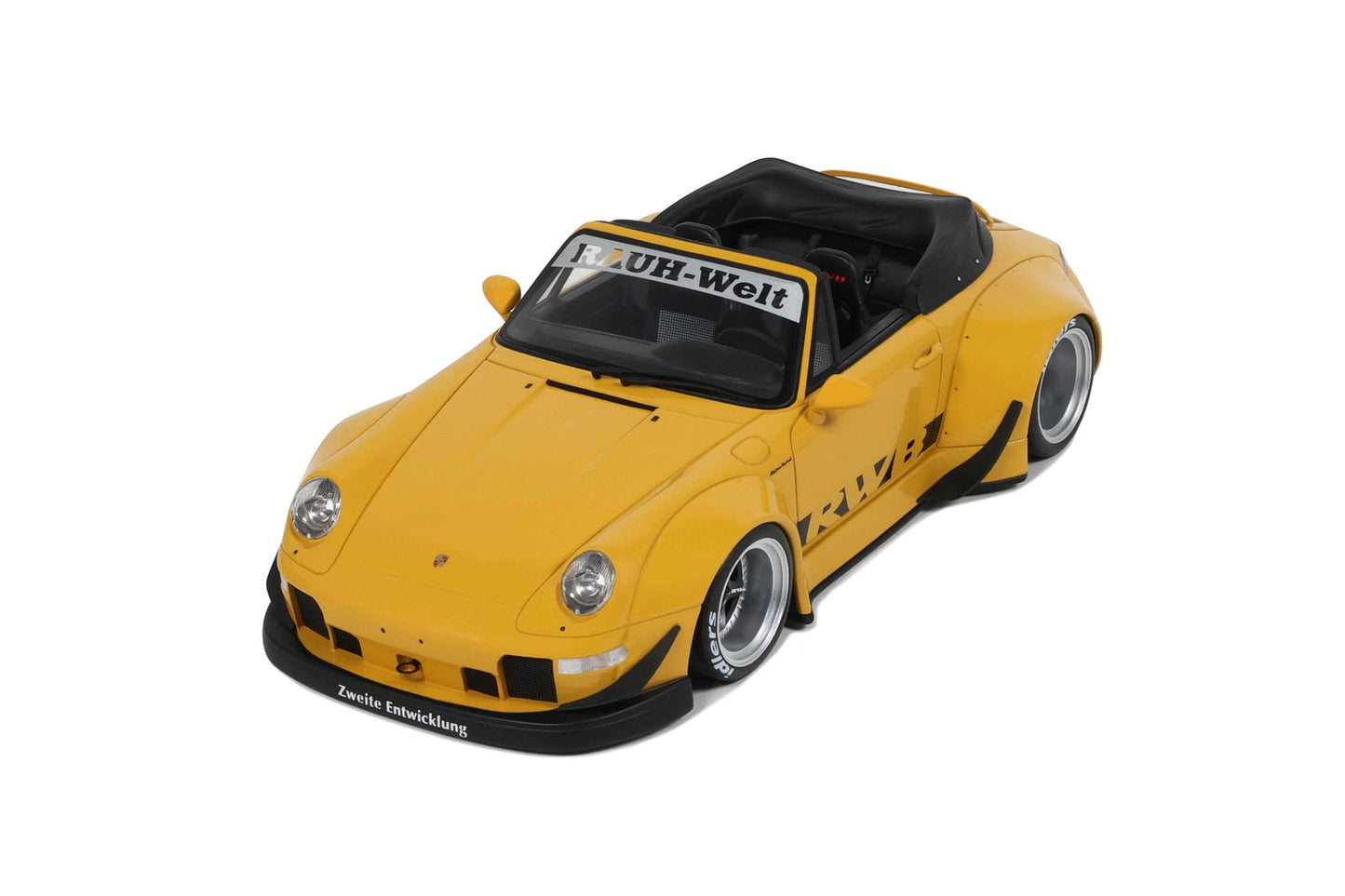 GT Spirit GT450 1:18 Scale RWB Porsche 911 Bodykit Nohra Yellow 2023