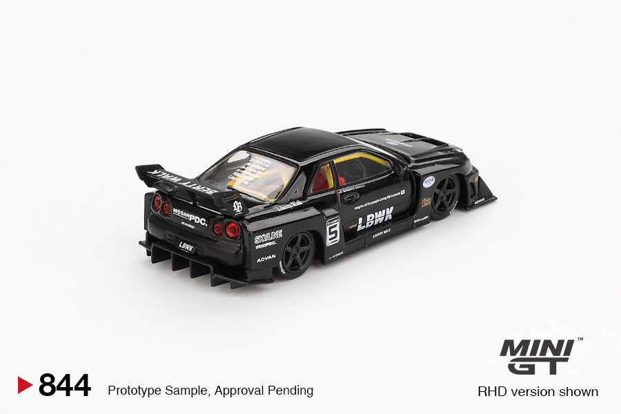 MINI GT #844 Nissan LB-ER34 Super Silhouette SKYLINE Black