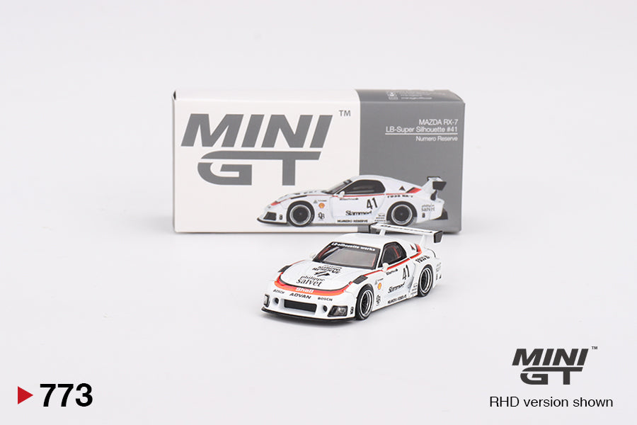 Mini GT 1:64 #773 MAZDA RX-7 LB-Super Silhouette Liberty Walk Numero Reserve