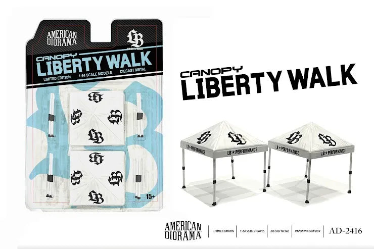 American Diorama 1:64 Figure Set - Liberty Walk Canopy Set