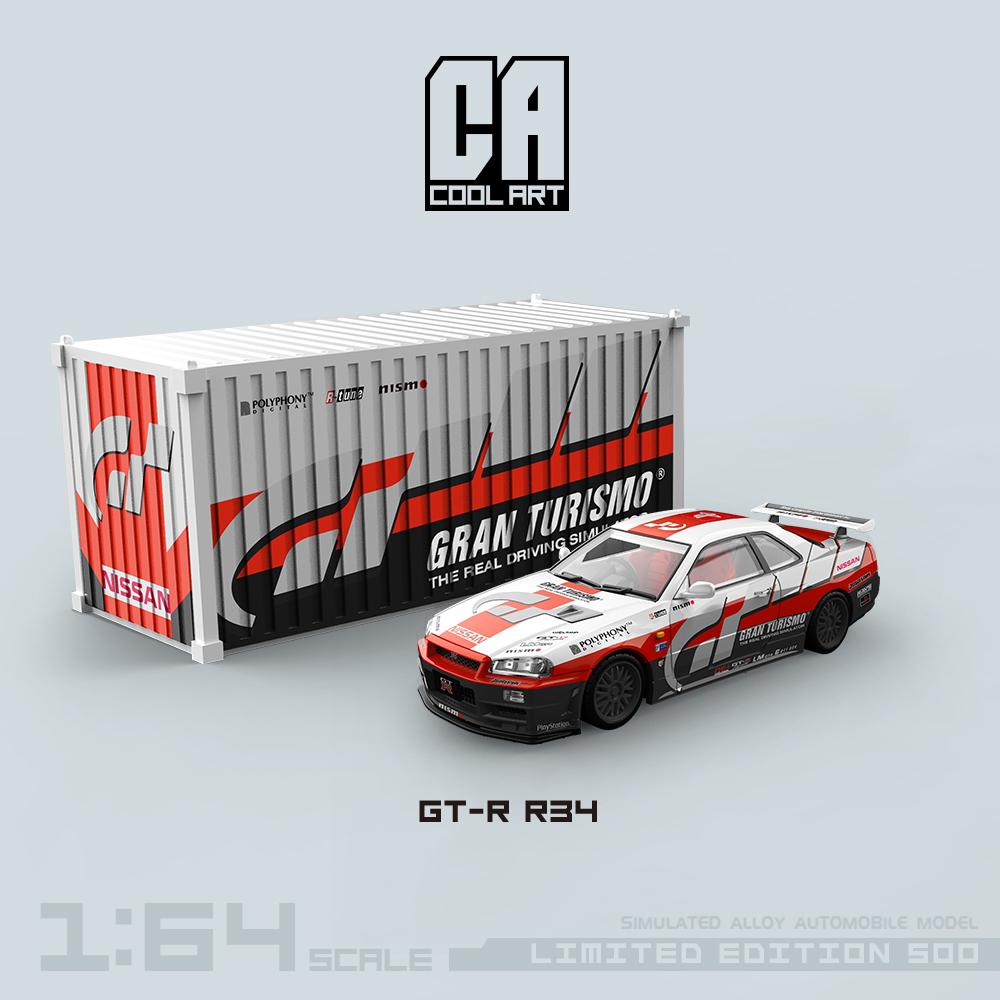 COOL ART 1:64 Scale Nissan GT-R R34 GRAN TURISMO Livery