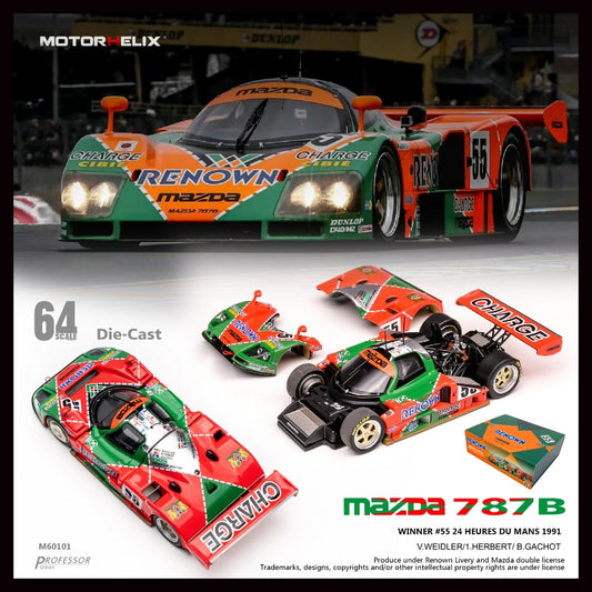 Motorhelix MH 1:64 Mazda 787B Renown