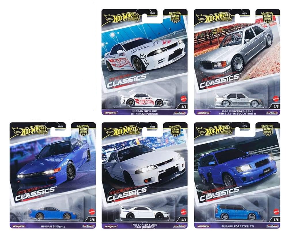 [Pre Order] Hotwheels 2024 Car Culture Modern Classic [full Set of 5]