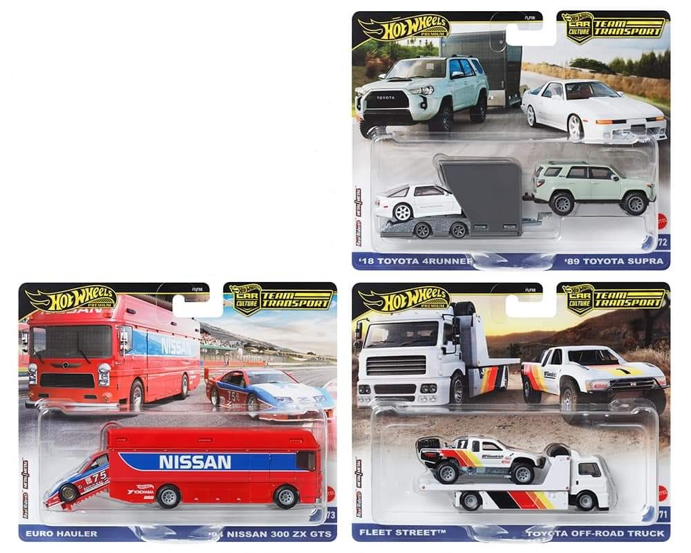 Hot Wheels Team Transporter 2024 FLF56-954D complete set 3