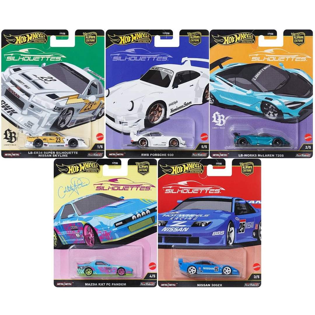 [Pre Order] Hotwheels 2025 Car Culture Silhouettes