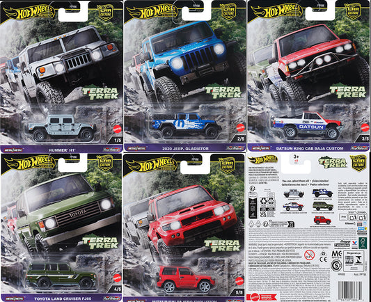 Hot Wheels Premium 2024 FPY86-95bc TERRA TREK Set of 5