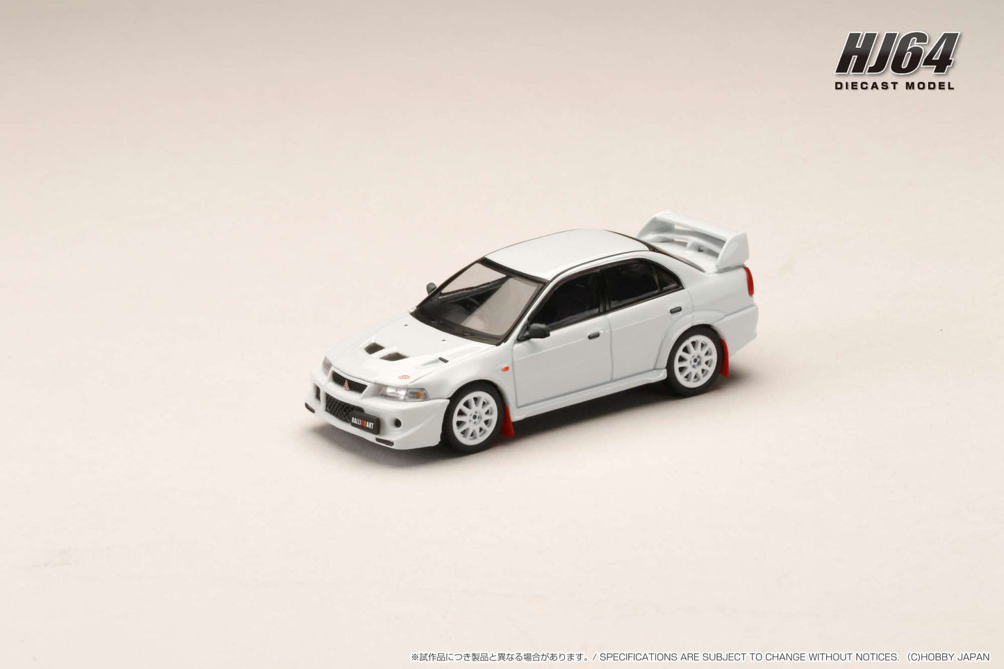 Hobby Japan 1/64 MITSUBISHI LANCER RS EVOLUTION 6 MONTE CARLO EDITION