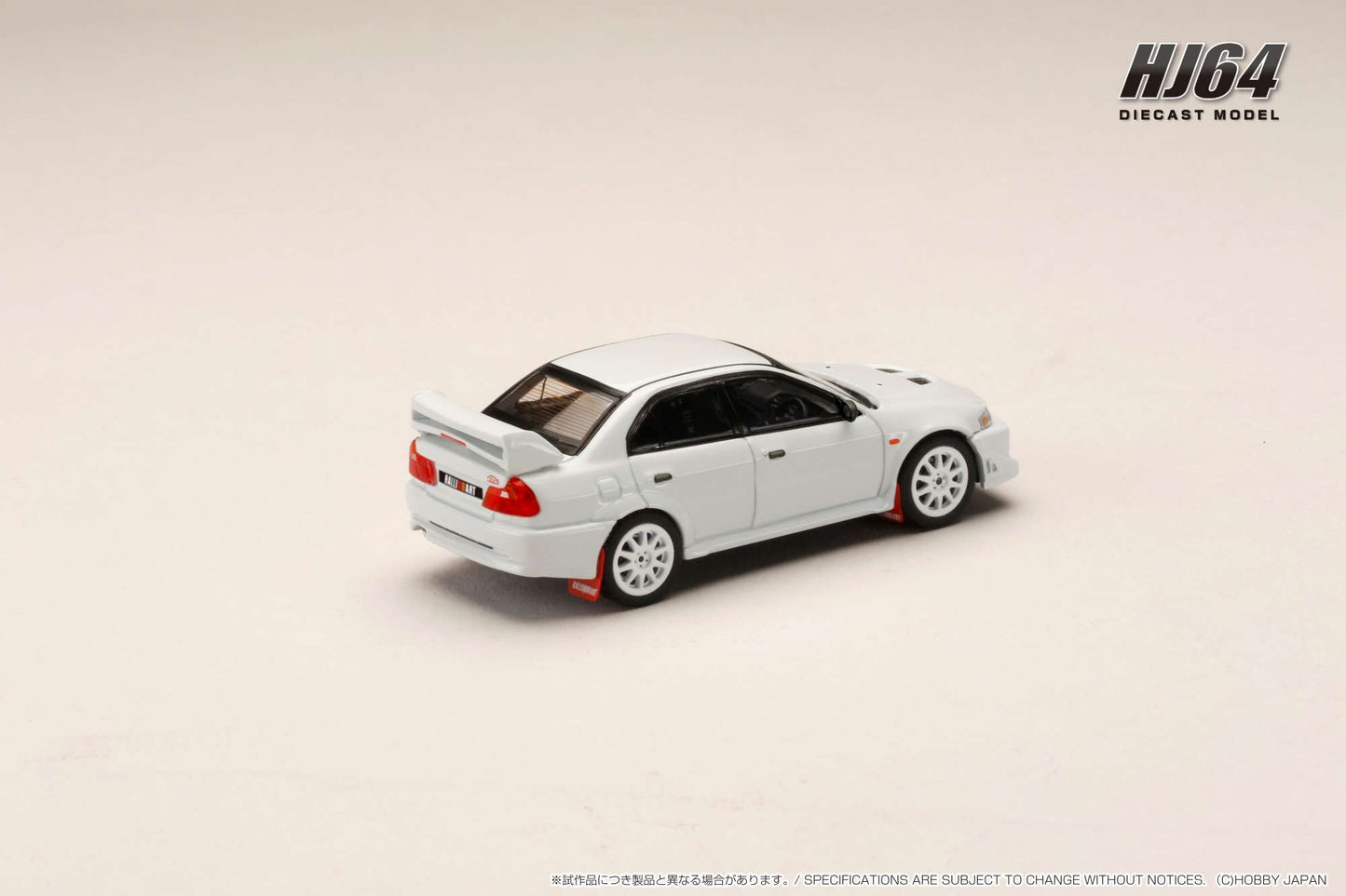 Hobby Japan 1/64 MITSUBISHI LANCER RS EVOLUTION 6 MONTE CARLO EDITION