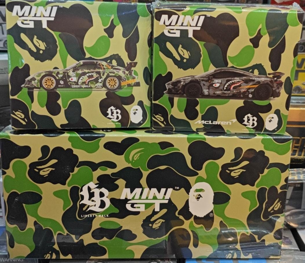 Mini GT x LBWK X BAPE Tokyo Auto Salon 2025 Nissan 6pc Set