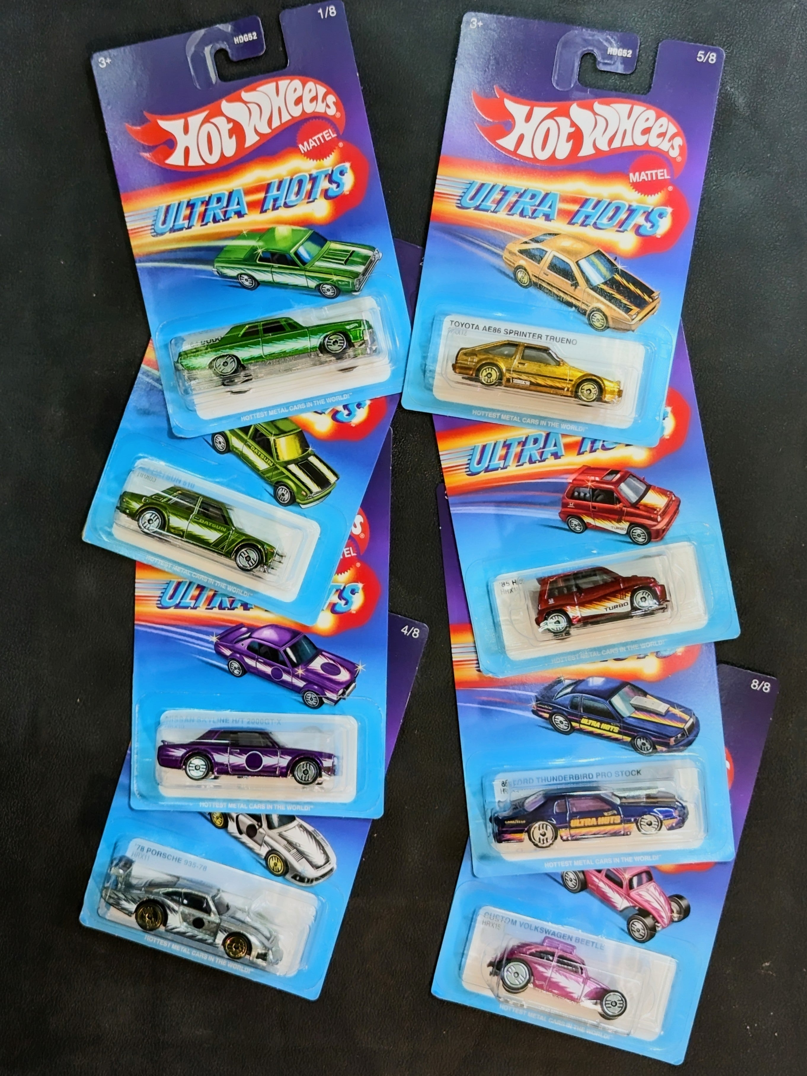 Hot Wheels 2024 Ultra Hots Set of 8 HDG52 953F 979F Mobile Garage HK