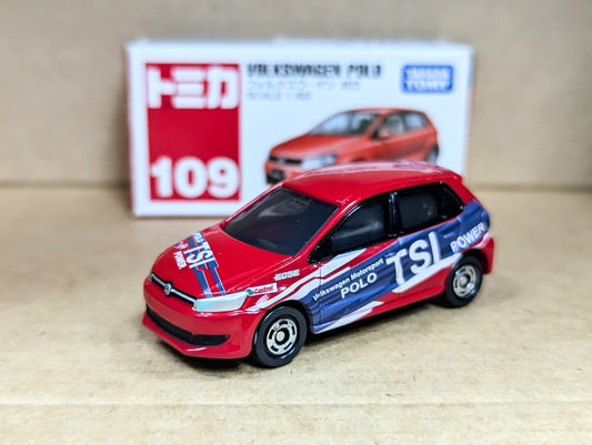 TOMICA #109 Volkswagen Polo 2012 (Custom made Volkswagen Polo R Cup ver.)